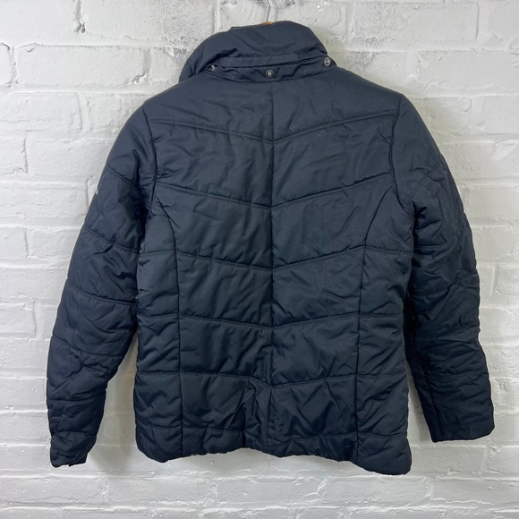 Columbia Women's Full Zip Winbreaker Jacket Long Sleeve Black Size Medium - Picture 2 of 5